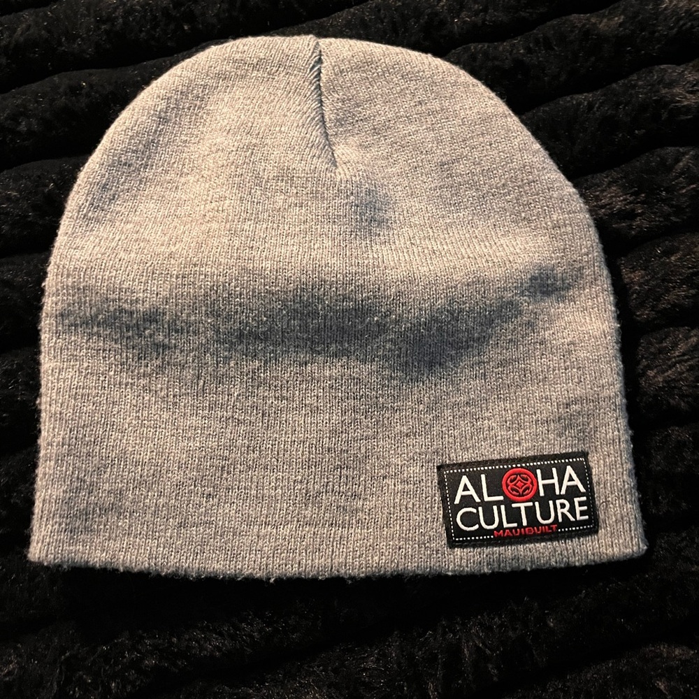 Aloha Culture Gray Beanie Hat